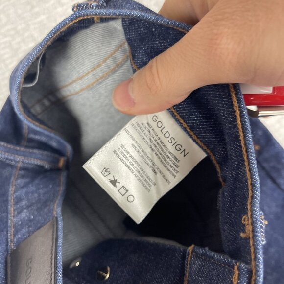 Goldsign Women jeans MADE IN THE USA Dark blue Style #W3343B-1078 | Size 25 - Picture 6 of 14